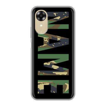 Силиконовый чехол на OPPO A17k с принтом NAME