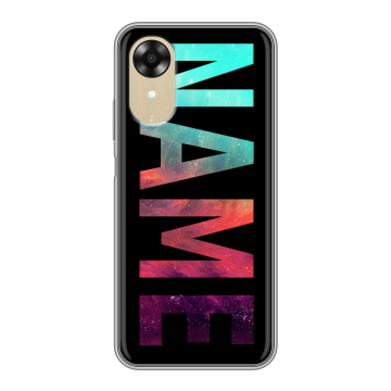 Силиконовый чехол на OPPO A17k с принтом NAME