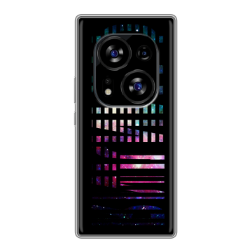 Силиконовый чехол на Tecno Phantom X2 с принтом ФАМИЛИЯ