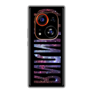 Силиконовый чехол на Tecno Phantom X2 Pro с принтом ФАМИЛИЯ