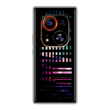 Силиконовый чехол на Tecno Phantom X2 Pro с принтом ФАМИЛИЯ