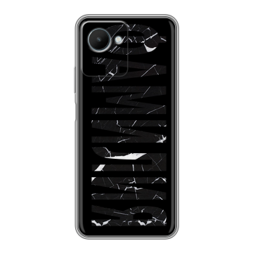 Силиконовый чехол на Realme C30s с принтом ФАМИЛИЯ