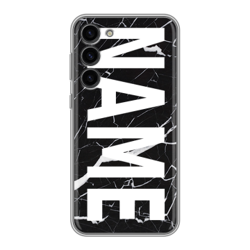 Силиконовый чехол на Samsung Galaxy S23 Plus с принтом NAME