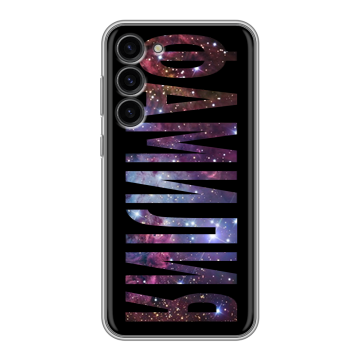 Силиконовый чехол на Samsung Galaxy S23 Plus с принтом ФАМИЛИЯ