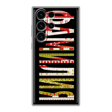 Силиконовый чехол на Samsung Galaxy S23 Ultra с принтом ФАМИЛИЯ
