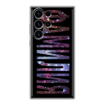 Силиконовый чехол на Samsung Galaxy S23 Ultra с принтом ФАМИЛИЯ
