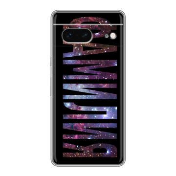 Силиконовый чехол на Google Pixel 7 с принтом ФАМИЛИЯ