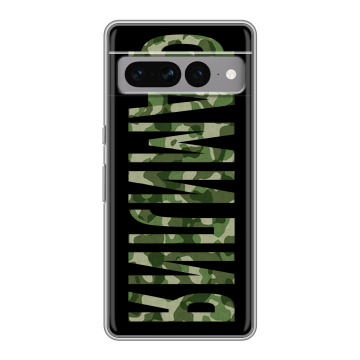 Силиконовый чехол на Google Pixel 7 Pro с принтом ФАМИЛИЯ