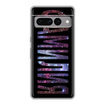 Силиконовый чехол на Google Pixel 7 Pro с принтом ФАМИЛИЯ