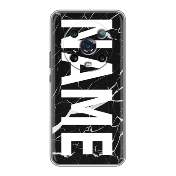 Силиконовый чехол на Huawei Honor Magic 4 Pro с принтом NAME
