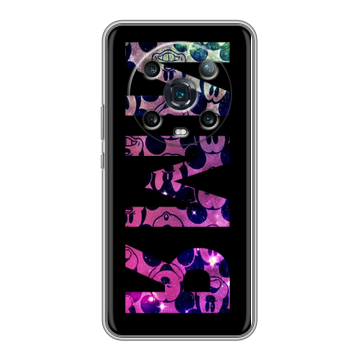Силиконовый чехол на Huawei Honor Magic 4 Pro с принтом ИМЯ