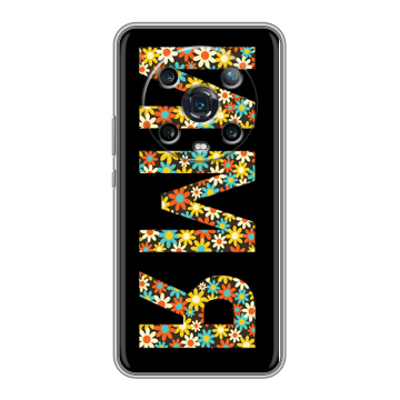 Силиконовый чехол на Huawei Honor Magic 4 Pro с принтом ИМЯ