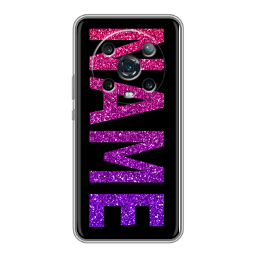 Силиконовый чехол на Huawei Honor Magic 4 Pro с принтом NAME