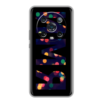 Силиконовый чехол на Huawei Honor Magic 4 Pro с принтом ИМЯ
