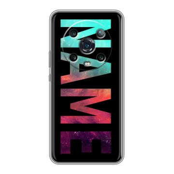 Силиконовый чехол на Huawei Honor Magic 4 Pro с принтом NAME