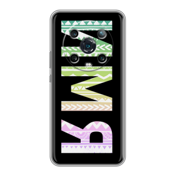 Силиконовый чехол на Huawei Honor Magic 4 Pro с принтом ИМЯ