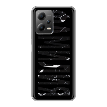 Силиконовый чехол на Xiaomi Poco X5 с принтом ФАМИЛИЯ