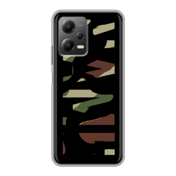 Силиконовый чехол на Xiaomi Poco X5 с принтом NAME