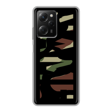 Силиконовый чехол на Xiaomi Poco X5 Pro с принтом NAME