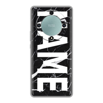 Силиконовый чехол на Huawei Honor X9a с принтом NAME