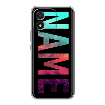 Силиконовый чехол на Huawei Honor X5 с принтом NAME