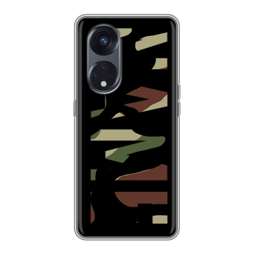 Силиконовый чехол на OPPO Reno8 T 5G с принтом NAME