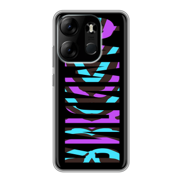 Силиконовый чехол на Tecno Spark Go 2023 с принтом ФАМИЛИЯ
