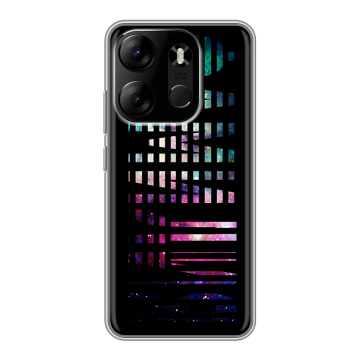 Силиконовый чехол на Tecno Spark Go 2023 с принтом ФАМИЛИЯ