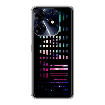 Силиконовый чехол на Tecno Spark 10 Pro с принтом ФАМИЛИЯ