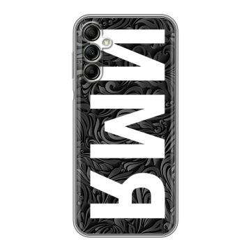 Силиконовый чехол на Samsung Galaxy A14 с принтом ИМЯ