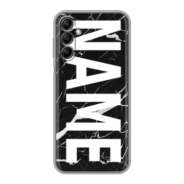 Силиконовый чехол на Samsung Galaxy A14 с принтом NAME