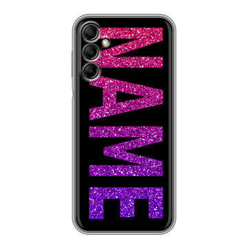 Силиконовый чехол на Samsung Galaxy A14 с принтом NAME