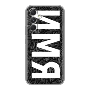 Силиконовый чехол на Samsung Galaxy A54 5G с принтом ИМЯ
