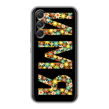 Силиконовый чехол на Samsung Galaxy A54 5G с принтом ИМЯ