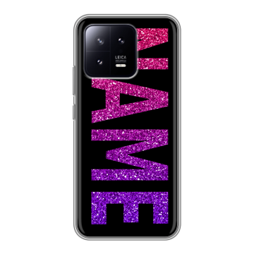 Силиконовый чехол на Xiaomi 13 с принтом NAME