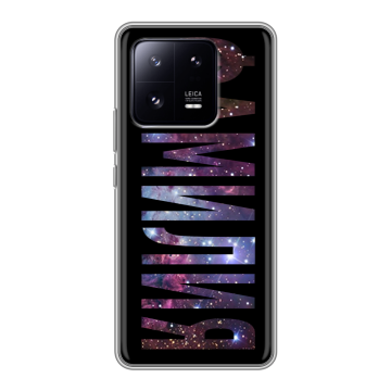 Силиконовый чехол на Xiaomi 13 Pro с принтом ФАМИЛИЯ