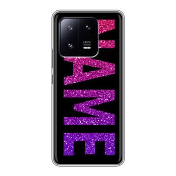 Силиконовый чехол на Xiaomi 13 Pro с принтом NAME