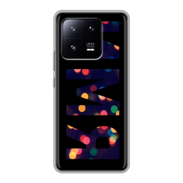 Силиконовый чехол на Xiaomi 13 Pro с принтом ИМЯ