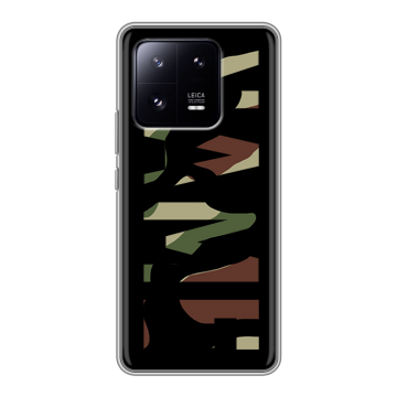Силиконовый чехол на Xiaomi 13 Pro с принтом NAME