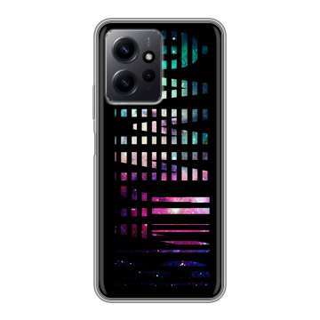 Силиконовый чехол на Xiaomi RedMi Note 12 с принтом ФАМИЛИЯ