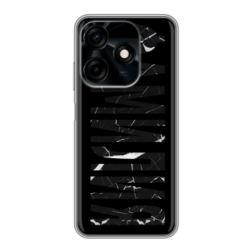 Силиконовый чехол на Tecno Spark 10C с принтом ФАМИЛИЯ