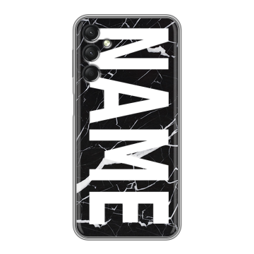 Силиконовый чехол на Samsung Galaxy A24 4G с принтом NAME