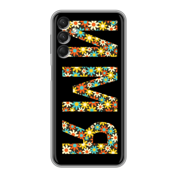 Силиконовый чехол на Samsung Galaxy A24 4G с принтом ИМЯ