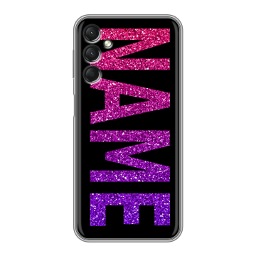 Силиконовый чехол на Samsung Galaxy A24 4G с принтом NAME