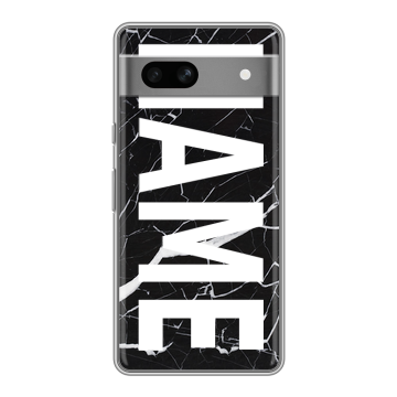 Силиконовый чехол на Google Pixel 7A с принтом NAME