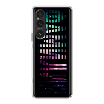 Силиконовый чехол на Sony Xperia 1 V с принтом ФАМИЛИЯ