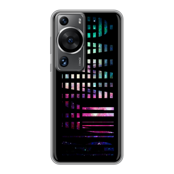 Силиконовый чехол на Huawei P60 с принтом ФАМИЛИЯ
