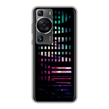 Силиконовый чехол на Huawei P60 Pro с принтом ФАМИЛИЯ