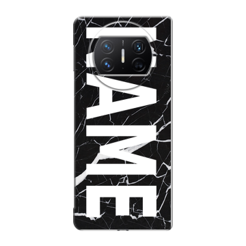 Пластиковый чехол на Huawei Mate X3 с принтом NAME