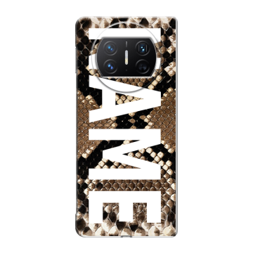 Пластиковый чехол на Huawei Mate X3 с принтом NAME